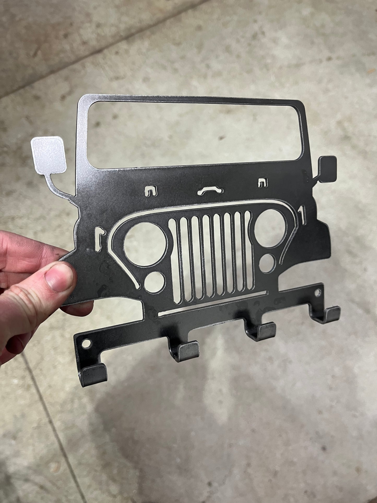 CJ Jeep Inspired Key Rack