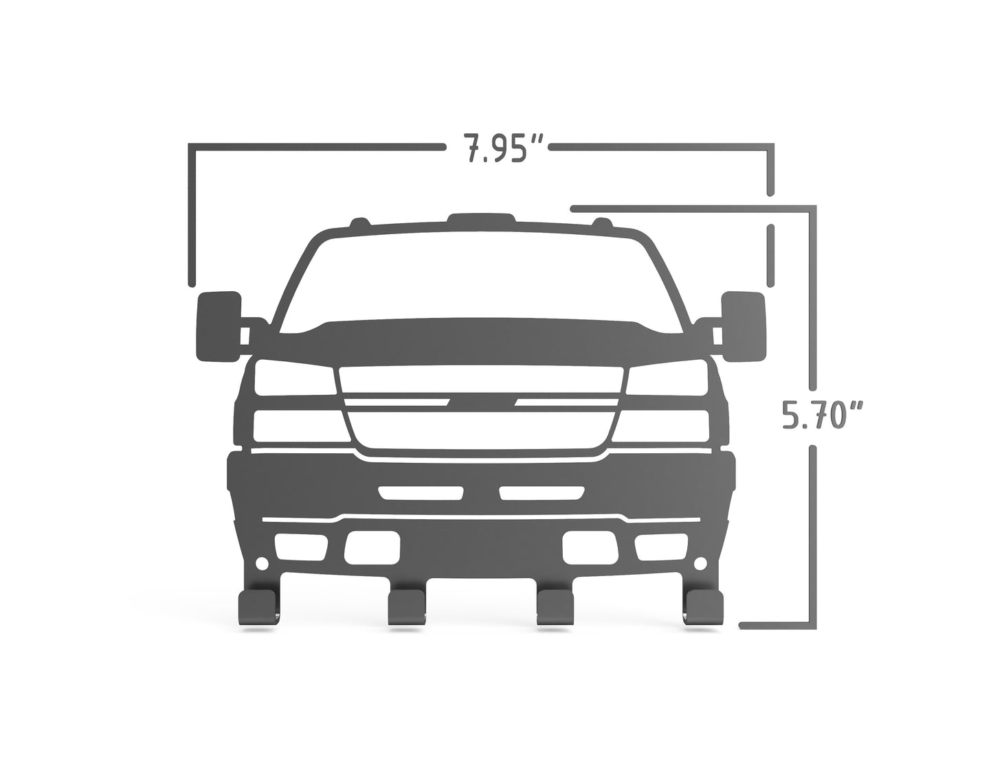 2003-2006 (1st Gen) Chevy Silverado 2500 Inspired Key Rack