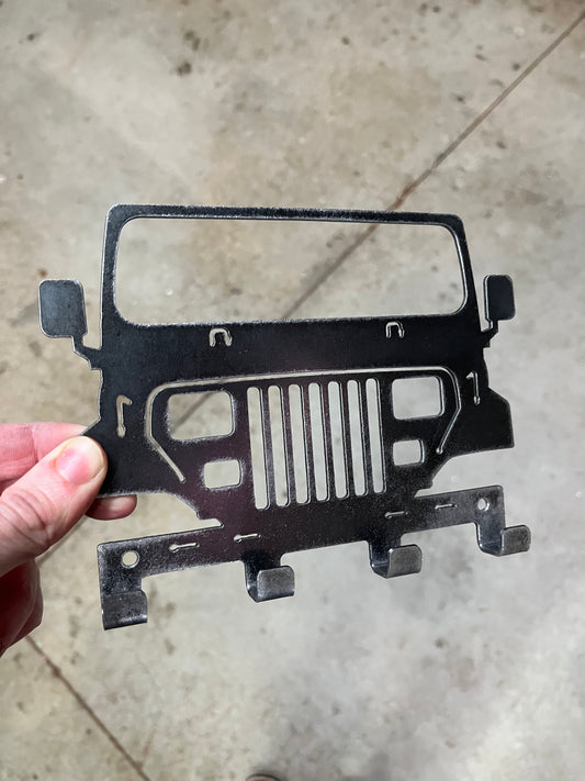 YJ Jeep Inspired Key Rack