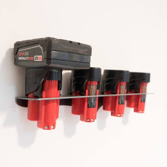 Milwaukee Tools M12 Wall Mount Battey Storage Solution